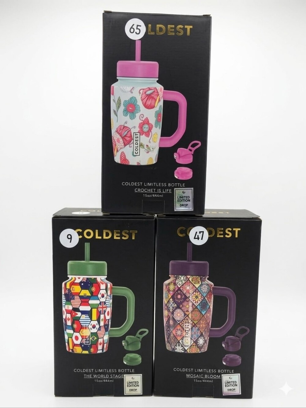 Limitless 15oz Limited Edition Drop Tumbler NWT